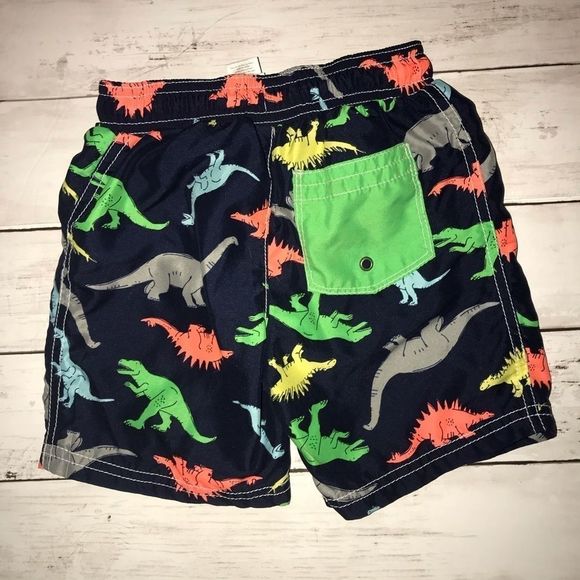 4T dinosaur swim trunks Carter’s brand t-Rex - Picture 4 of 4